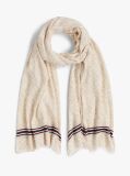 Beige TH Monogram Lightweight Scarf  Women