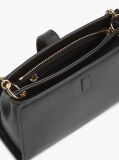 Black TH Monogram Chain Strap Crossover Bag  Women