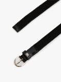 Negru Curea Elastica Impletita Essential TH Monogram  Femei