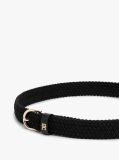 Negru Curea Elastica Impletita Essential TH Monogram  Femei