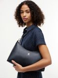 Negru Geanta De Umar Hilfiger Icon Pebble Grain  Femei