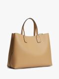 Bej Geanta Satchel Hilfiger Icon Pebble Grain  Femei