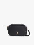 Negru Geanta Crossbody Camera Cu Logo Pe Banda  Femei