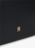 Negru Hilfiger Icon Geanta Tote Cu Logo Pe Banda  Femei