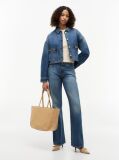 Bej Hilfiger Icon Geanta Tote Cu Logo Pe Banda  Femei