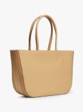 Bej Hilfiger Icon Geanta Tote Cu Logo Pe Banda  Femei