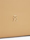 Bej Hilfiger Icon Geanta Tote Cu Logo Pe Banda  Femei