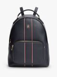 Blue Signature Pebble Grain Dome Backpack  Women