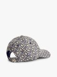 Blue TH Monogram Jacquard Baseball Cap  Women