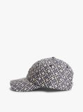 Blue TH Monogram Jacquard Baseball Cap  Women