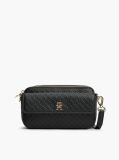 Negru Geanta Crossbody Camera Cu Imprimeu Hilfger Icon  Femei