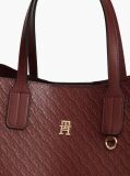 Rosu Geanta Satchel Cu Imprimeu Hilfiger Icon Si Portofel Pentru Monede  Femei