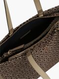 Bej Geanta Tote Jacquard Cu Monograma TH  Femei