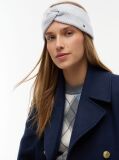 Gri Bentita Tricotata Din Lana Cu Steag Hilfiger  Femei