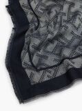 Blue TH Monogram Jacquard Scarf  Women