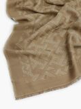 Brown TH Monogram Jacquard Scarf  Women