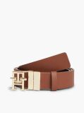 Multi Reversible TH Monogram Buckle Leather Belt  Women