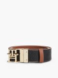 Multi Reversible TH Monogram Buckle Leather Belt  Women