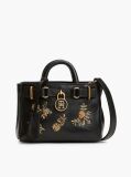 Negru The American Icon Geanta Tote Din Piele  Femei