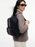 Blue Rucsac Dome Popette Cu Dunga Global  Femei