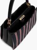 Blue Geanta Satchel Cu Monograma TH Si Dunga Global  Femei