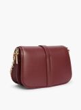 Rosu Geanta Crossbody Cu Monograma TH Si Lant  Femei