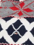 Multi Enamel Flag Fair Isle Scarf With Alpaca  Women