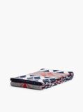 Multi Enamel Flag Fair Isle Scarf With Alpaca  Women