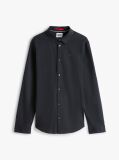 Negru Camasa Slim Fit Stretch  Barbati