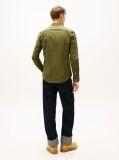 Green Stretch Slim Fit Shirt  Men