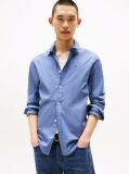 Blue Camasa Slim Fit Stretch  Barbati