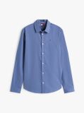 Blue Camasa Slim Fit Stretch  Barbati