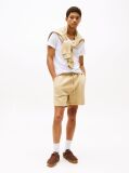 Alb Tricou Cu Guler In V  Barbati