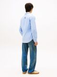Blue Stretch Organic Cotton Slim Fit Shirt  Men