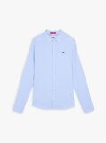 Blue Stretch Organic Cotton Slim Fit Shirt  Men