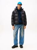 Black Water Repellent Down Jacket  Men