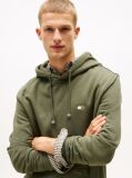 Verde Hanorac Cu Cordon Tommy Badge  Barbati