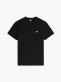 Black Tommy Badge Crew Neck T-Shirt  Men