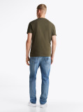 Verde Tricou Cu Guler Rotund Tommy Badge  Barbati
