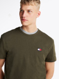 Verde Tricou Cu Guler Rotund Tommy Badge  Barbati