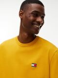 Galben Tricou Cu Guler Rotund Tommy Badge  Barbati