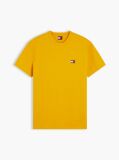 Galben Tricou Cu Guler Rotund Tommy Badge  Barbati