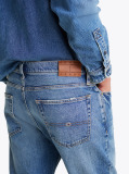 Denim Jeans Slim Drept Cu Efect Decolorat Ryan  Barbati