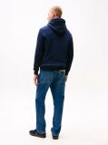 Blue Logo Drawstring Hoody  Men