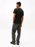 Negru Tricou Slim Cu Logo    Barbati
