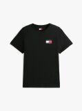 Negru Tricou Slim Cu Logo    Barbati