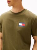 Verde Tricou Slim Cu Logo    Barbati