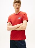 Rosu Tricou Slim Cu Logo    Barbati