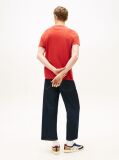 Rosu Tricou Slim Cu Logo    Barbati