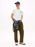 Alb Tricou Slim Cu Logo    Barbati